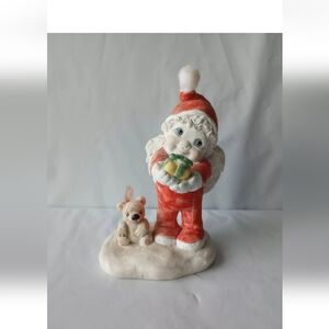 Vtg Dreamsicles Angel Cherub "Holiday Magic" 5” Figurine By Kristin 1993…